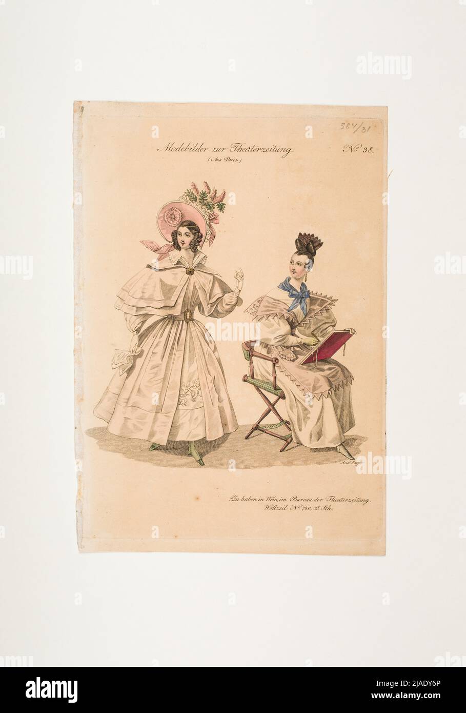 Immagine moda: Due figure, reding, abito mattutino. Sconosciuto Foto Stock Immagine moda: Due figure, reding, abito mattutino. Sconosciuto Foto Stock