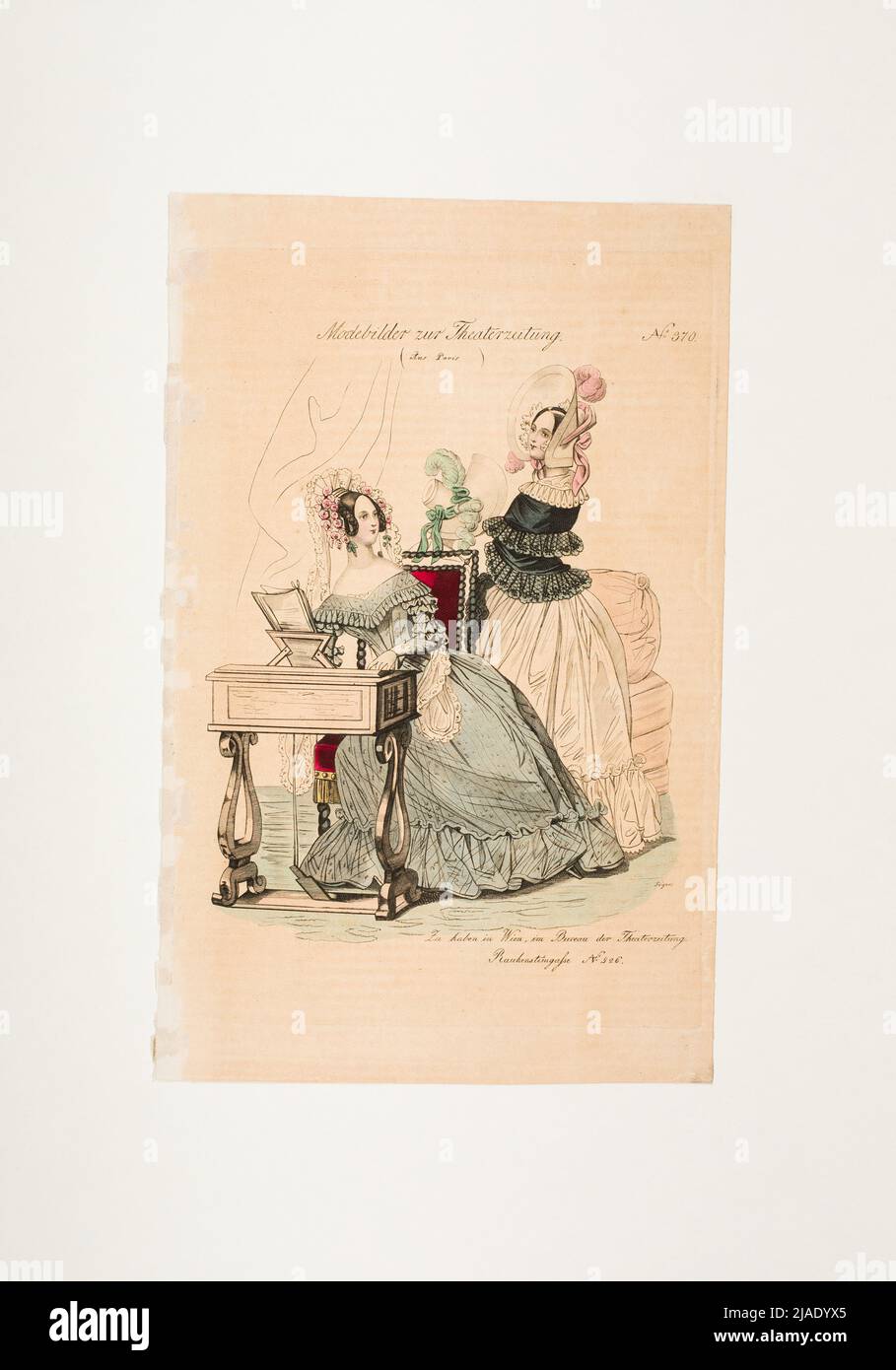 Immagine della moda: Due figure, la moda femminile. Sconosciuto Foto Stock