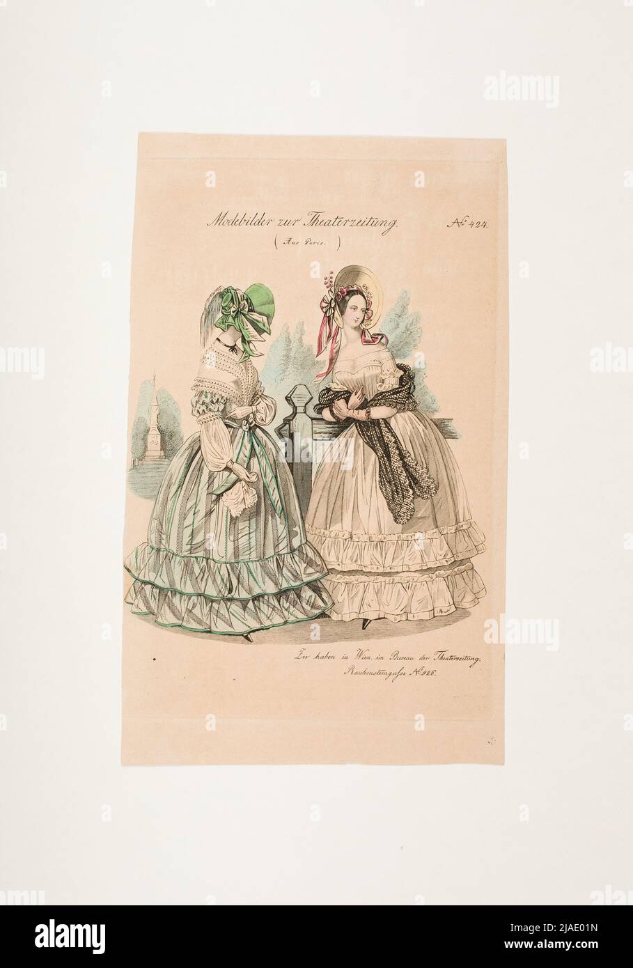 Immagine della moda: Due figure, abiti estivi femminili. Sconosciuto Foto Stock