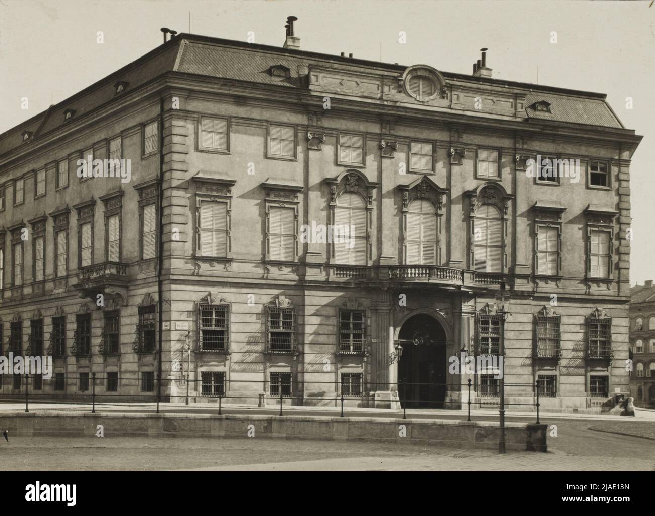1st, Ballhausplatz 2 - Cancelleria federale - angolo di Löwelstraße. Bruno Reiffenstein (1869-1951), fotografo Foto Stock