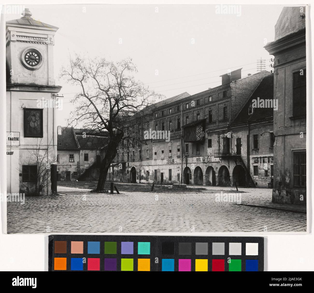 3rd, Landstraßer Hauptstraße 173-175 - birrificio St. Marx - vista sul tribunale. Carl (Karl) Zapletal (1876-1941), fotografo Foto Stock