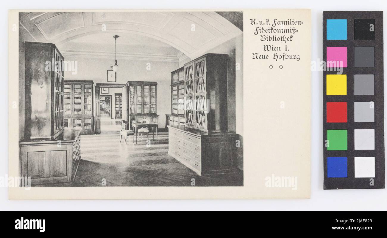 K. u. K. famiglie = Commissione Fidei = Biblioteca Vienna I. Neue Hofburg. Sconosciuto Foto Stock