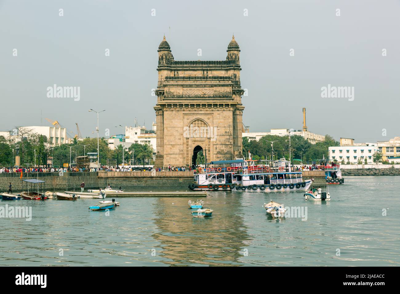 Mumbai, India - 13 febbraio 2020: Porta d'ingresso in India a colaba mumbai Foto Stock