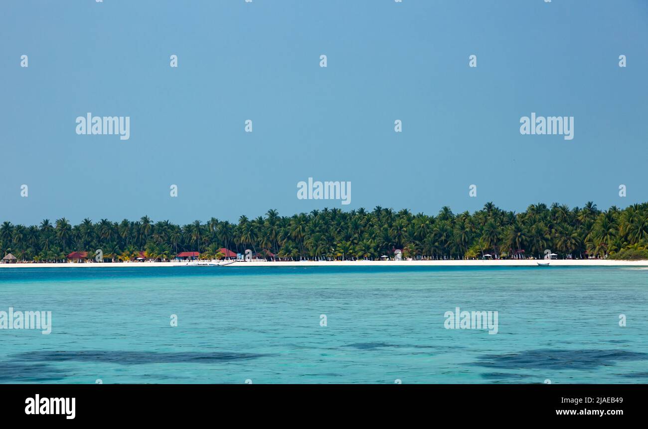 Lakswadeep, India - 13 marzo 2022: Bangaram Island a Lakswadeep Foto Stock
