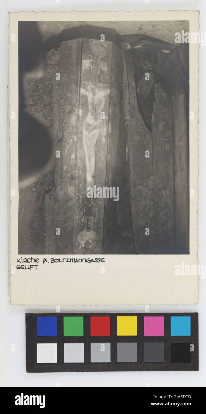 9., Boltzmanngasse 9 - Alumnatskirche - cripta, cartolina. Sconosciuto Foto Stock