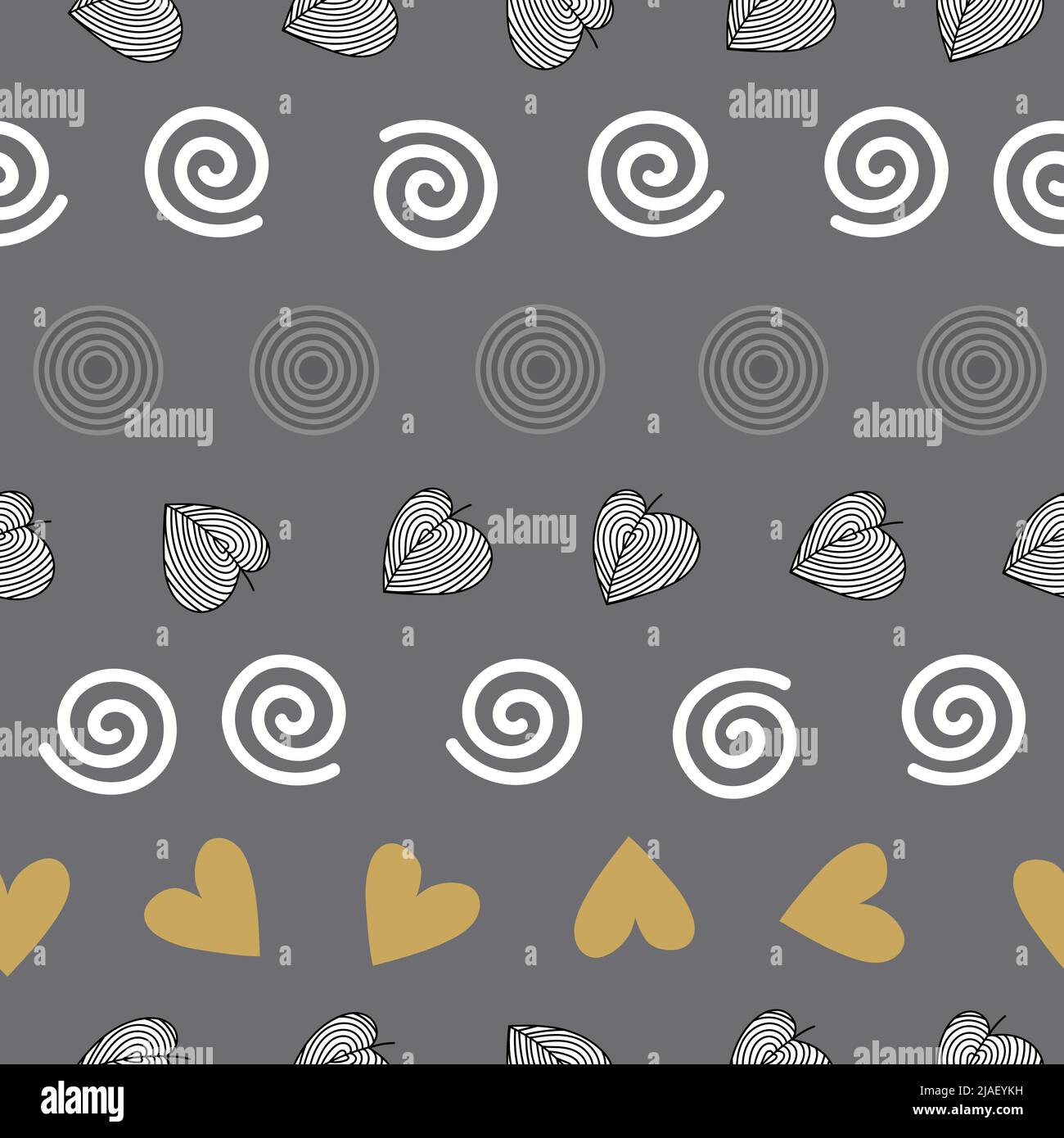 Disegno geometrico astratto su sfondo grigio scuro. Illustrazione Vettoriale