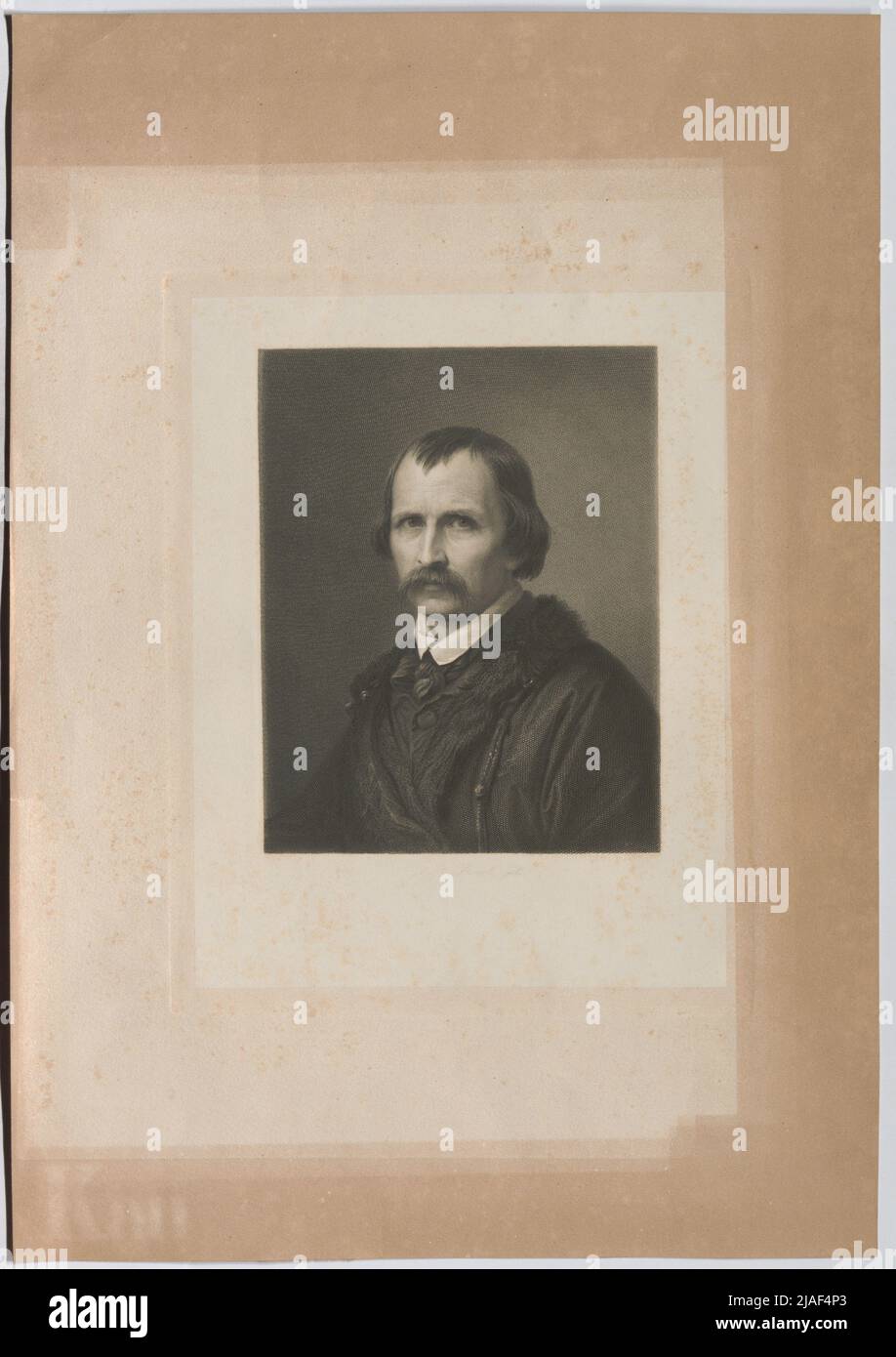 Wilhelm von Kaulbach, pittore. Johann Leonhard Raab (1825-1899), artista Foto Stock