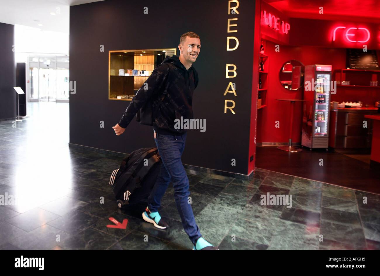 Praga, Repubblica Ceca. 30th maggio 2022. Incontro della squadra di calcio nazionale ceca prima della Lega delle Nazioni UEFA a Praga, Repubblica Ceca, 30 maggio 2022. Tomas Soucek, calciatore ceco. Credit: Michaela Rihova/CTK Photo/Alamy Live News Foto Stock