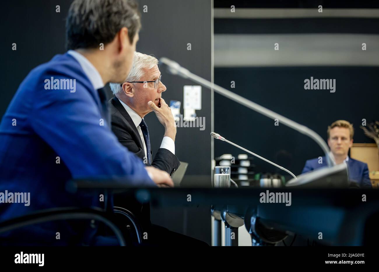 2022-05-30 13:49:04 L'AIA - Segretario di Stato van rij della fiscalità e delle autorità fiscali durante un briefing stampa sul razzismo istituzionale alle autorità fiscali. In precedenza è stato annunciato che il gabinetto riconoscerà che una parte dell'amministrazione fiscale e doganale è stata soggetta a razzismo istituzionale. ANP ROBIN VAN LONKHUIJSEN olanda OUT - belgio OUT Foto Stock