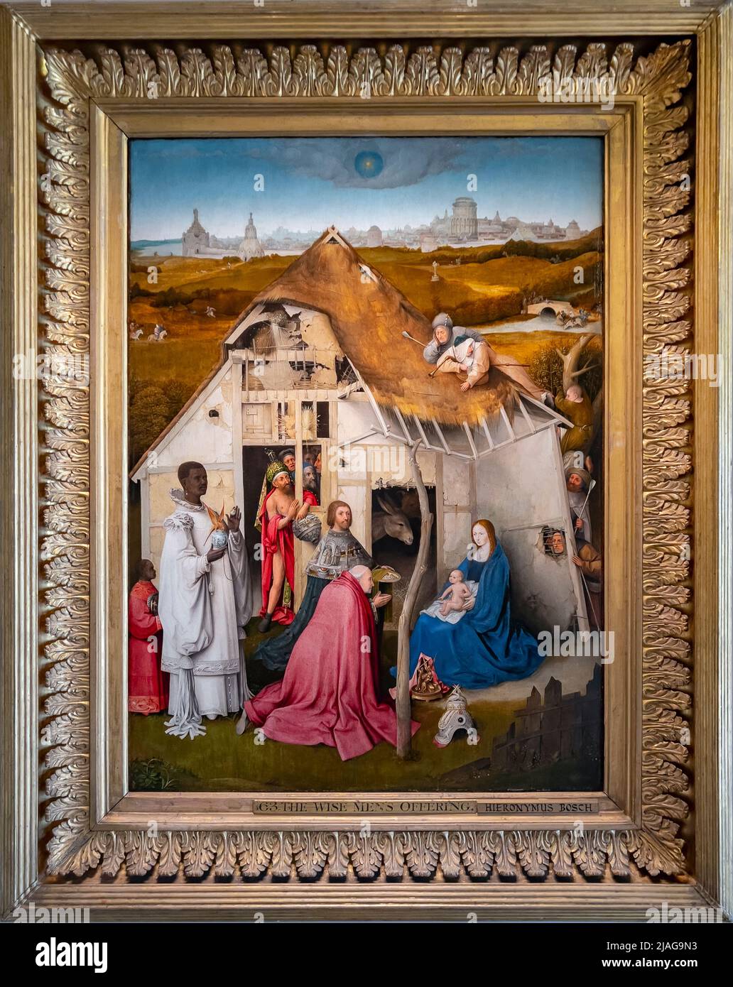 Hieronymus Bosch, nato intorno al 1450 – 9 agosto 1516), è stato un . È uno dei più importanti repre Foto Stock