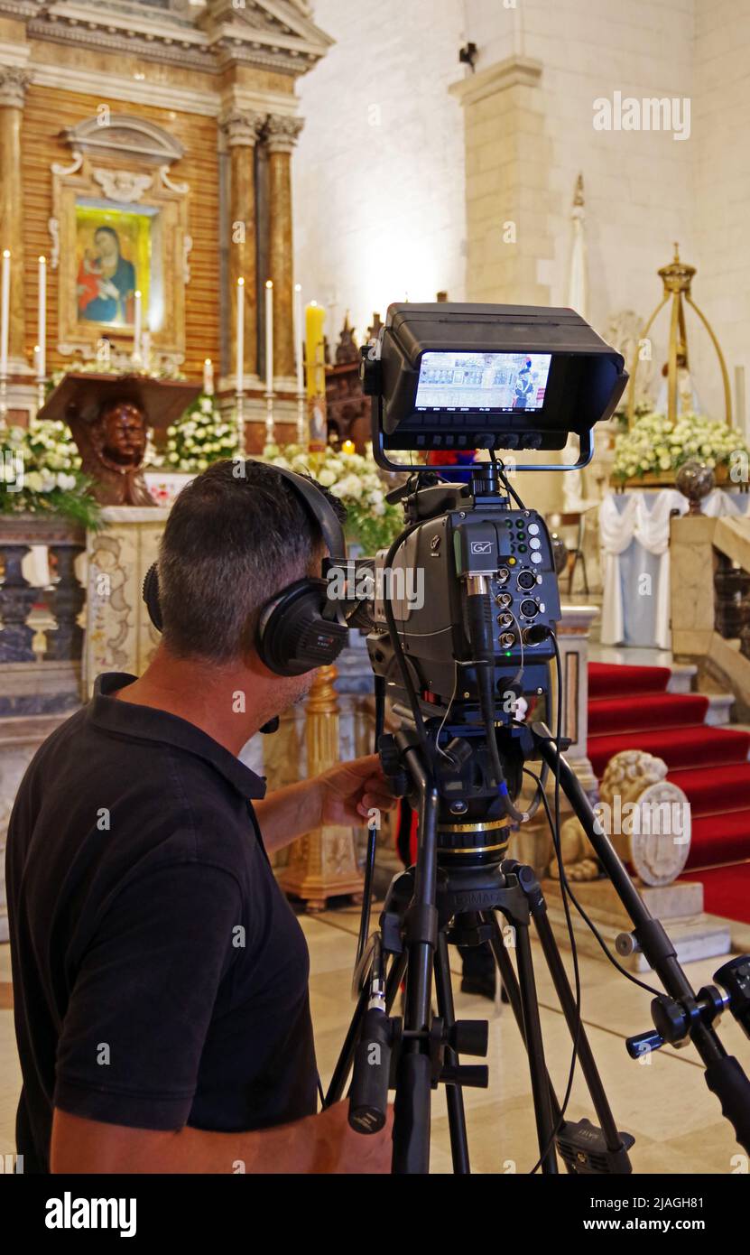 Video making a Sassari, Sardegna, Italia Foto Stock