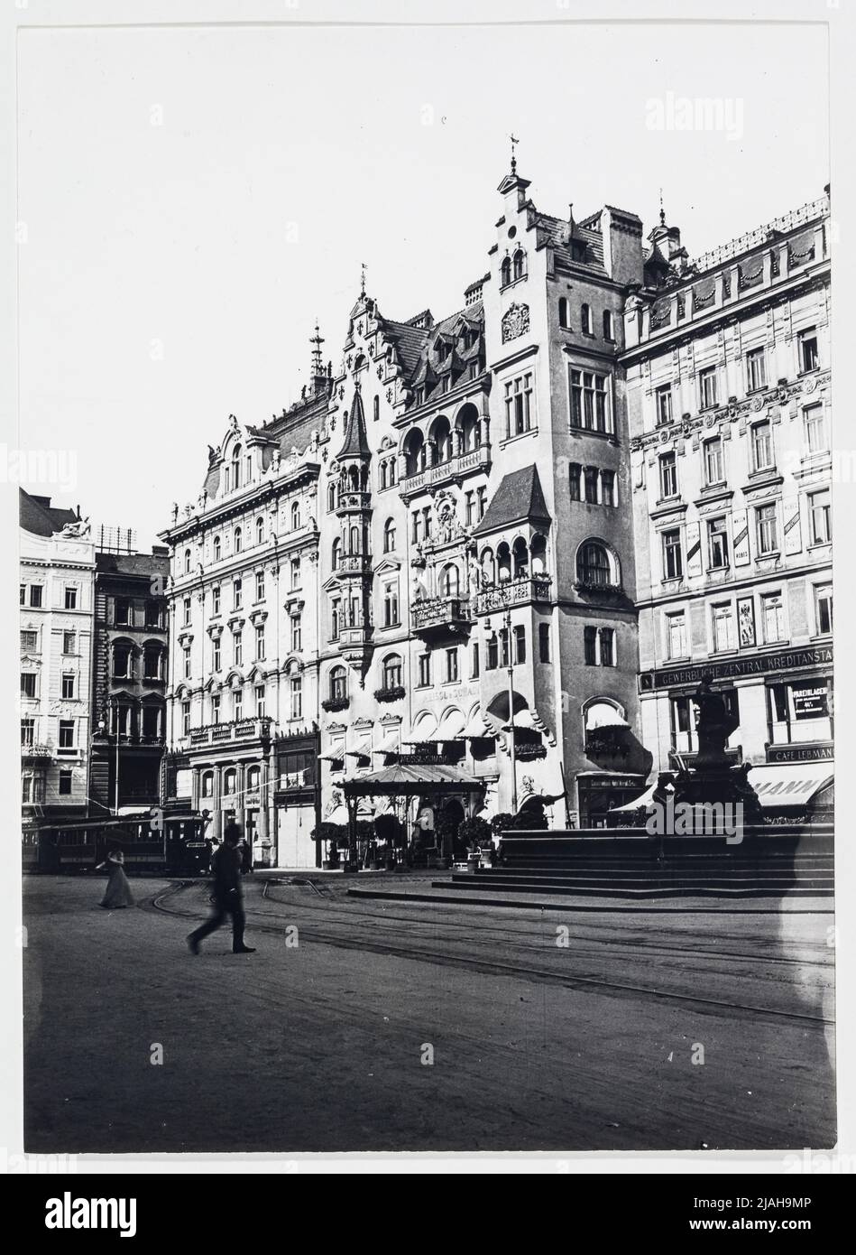 1st, nuovo mercato 2 - Hotel Meissl & Schadn. Sconosciuto, fotografo Foto Stock