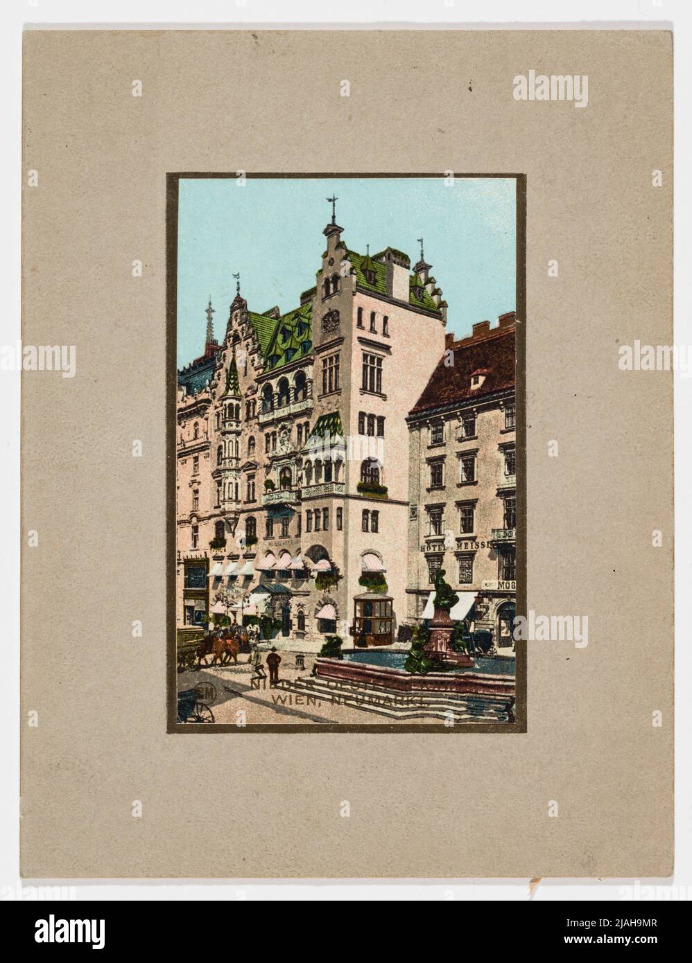 1st, nuovo mercato 2 - Hotel Meissl & Schadn. Sconosciuto, fotografo Foto Stock