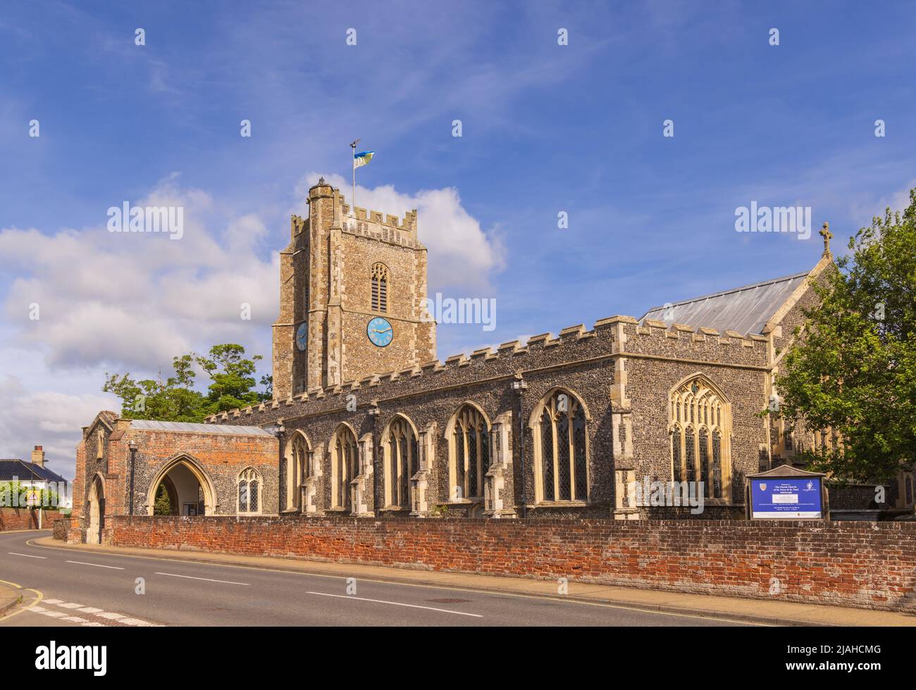 Chiesa Parrocchiale di San Pietro e San Paolo ad Aldeburgh, Suffolk. REGNO UNITO Foto Stock