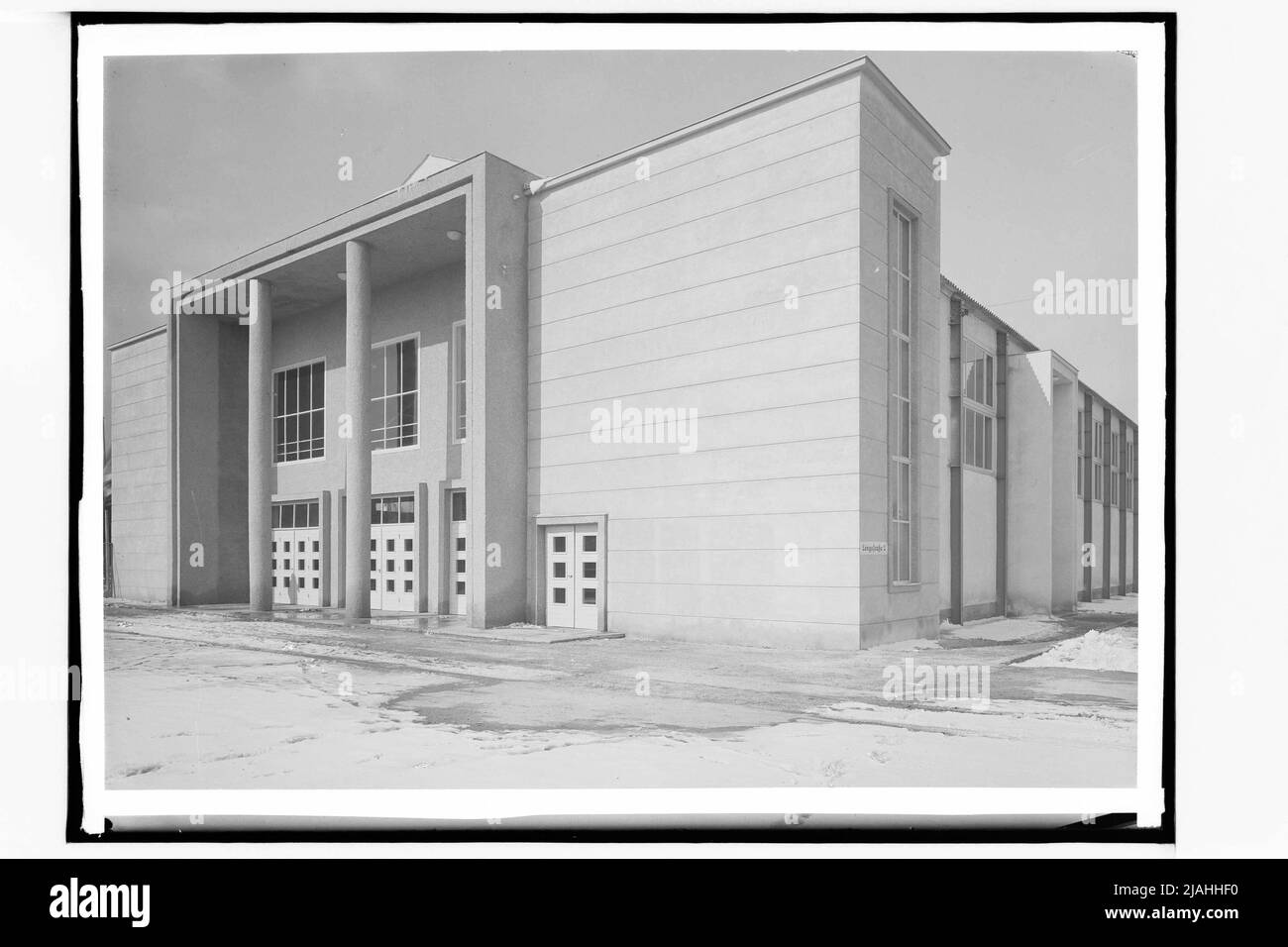 Sala espositiva (Südhalle) sul centro fieristico Foto Stock