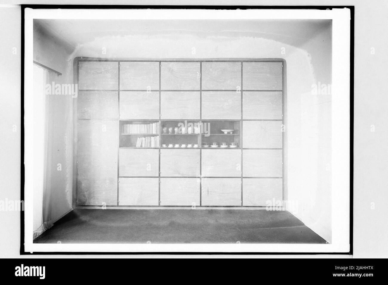 Interno con parete Foto Stock