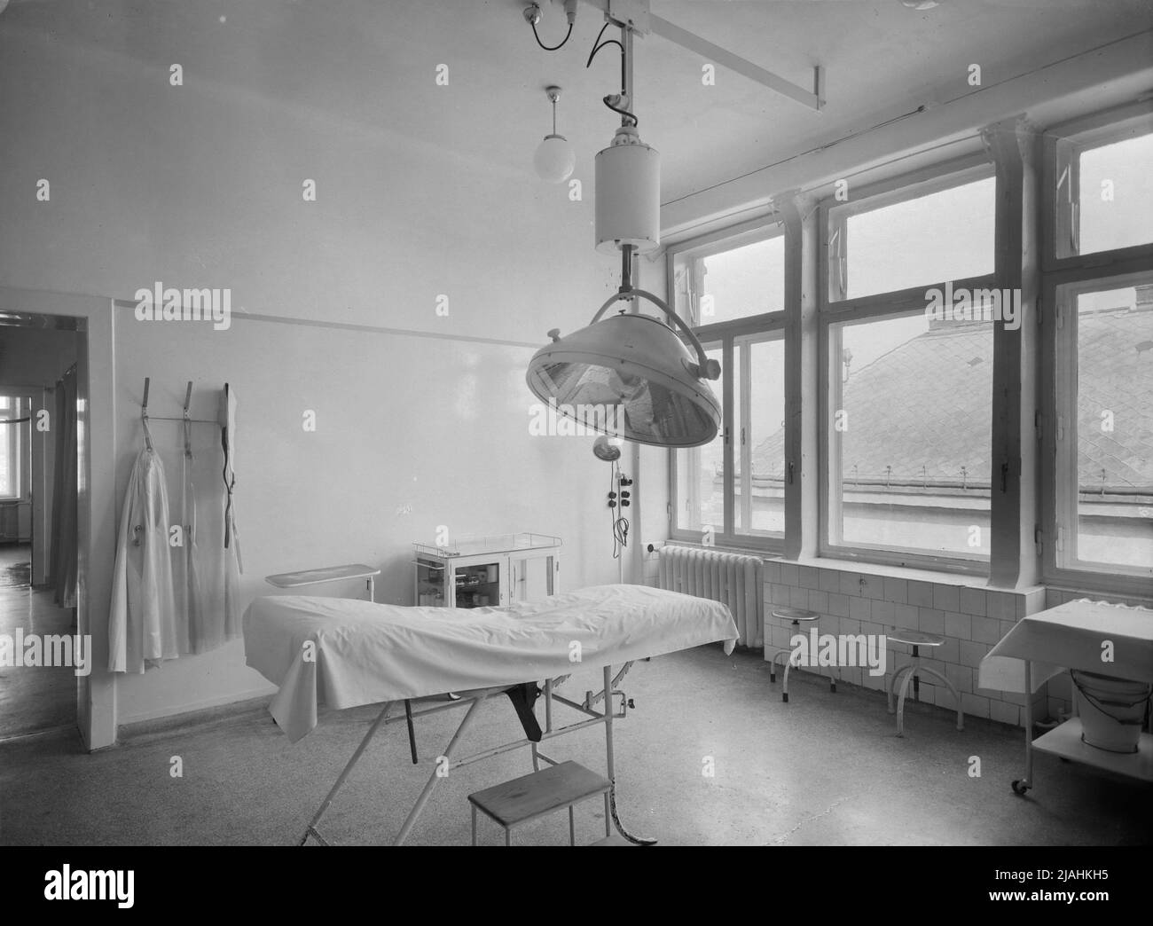 Ospedale di incidenti, 20th, Webergasse 2-6, sala operatoria Foto Stock