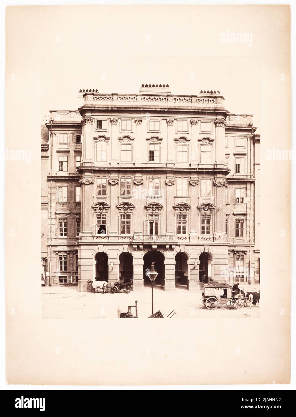 1st, nuovo mercato 5 - Hotel Munsch. Agosto Stauda (1861-1928), fotografo Foto Stock