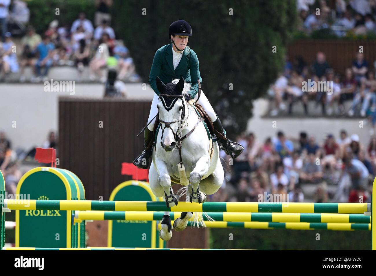 Roma, Italia. 29th maggio 2022. Willem Greve (NED) durante il Premio 10 - Roma Rolex Grand Prix del 89th CSIO Roma 2022 a Piazza di Siena a Roma il 28 maggio 2022 credito: Agenzia fotografica indipendente/Alamy Live News Foto Stock