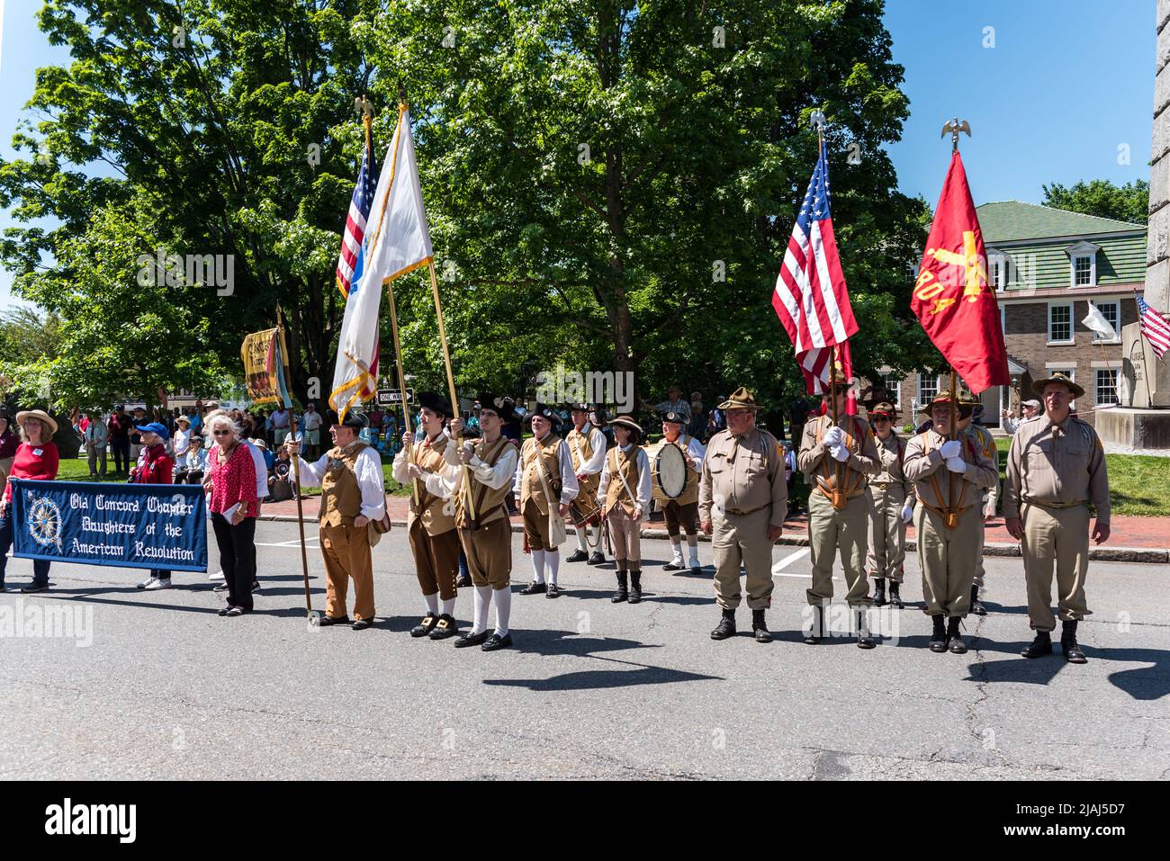 Concord, Massachusetts. 30th maggio 2022. Sfilate del Memorial Day Foto Stock