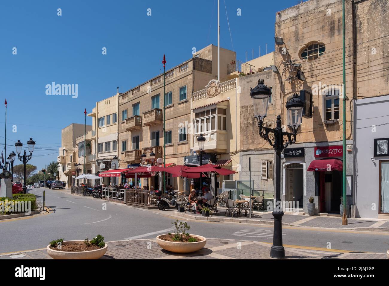 Triq Santa Rita, Rabat, Malta Foto Stock