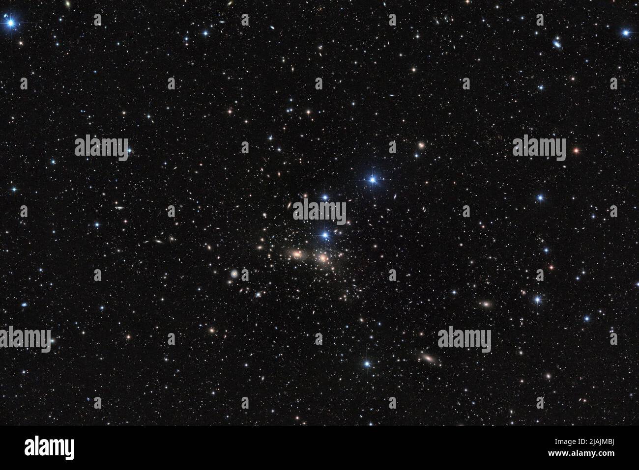 Coma Cluster di galassie. Foto Stock