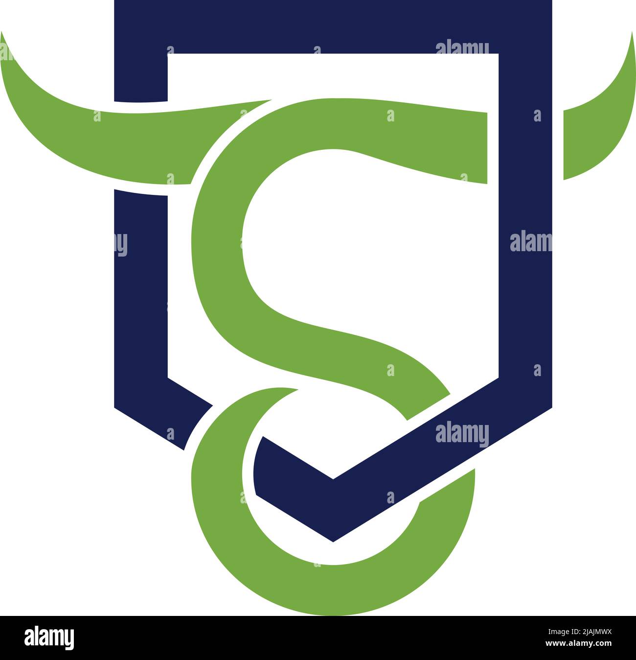 Lettera shield contabilità business logo icona Illustrazione Brand Identity Illustrazione Vettoriale