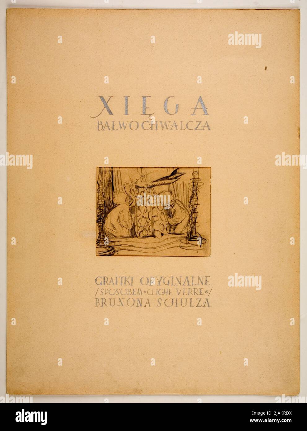 La carta del titolo Xięga dell'idolatria SCHULZ, Bruno (1892 1942) Foto Stock