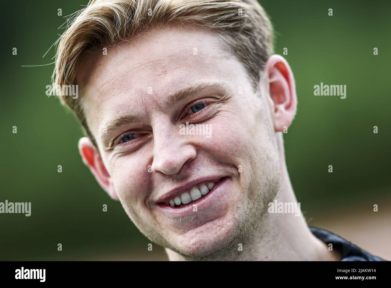 Zeist, Paesi Bassi. 31 maggio 2022, ZEIST - Frenkie de Jong durante una sessione di formazione della nazionale olandese al Campus KNVB il 31 maggio 2022 a Zeist, nei Paesi Bassi. La nazionale olandese si sta preparando per la partita della UEFA Nations League contro il Belgio. ANP VINCENT JANNINK Credit: ANP/Alamy Live News Foto Stock