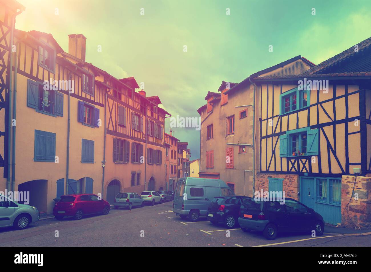 Limoges Street Foto Stock