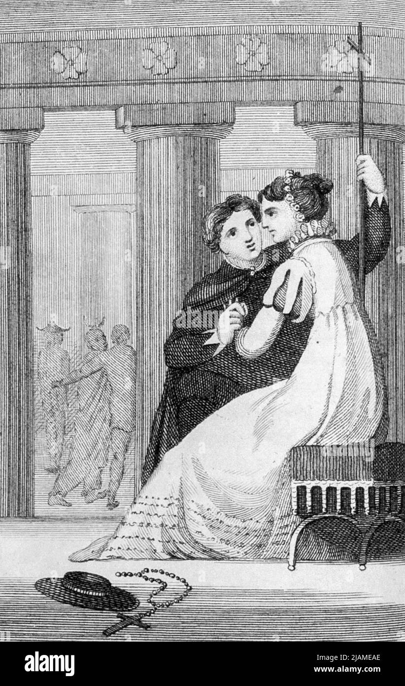 Mascherata dei Capuleti. Titolo aggiuntivo: Romeo e Giulietta. (Shakespeare) M.J. Godwin & Co. (Editore) Agnello, Charles, 1775-1834 (autore) Agnello, Mary, 1764-1847 Foto Stock