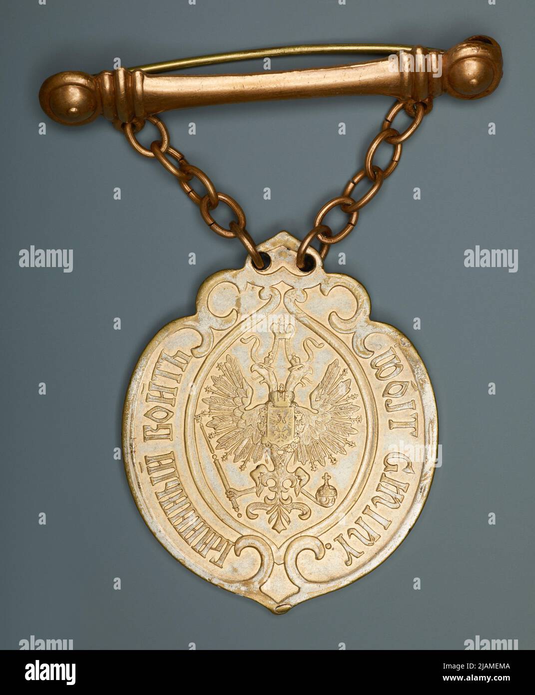 Distintivo della dignità del Capo del Regno Polacco sconosciuto Foto Stock