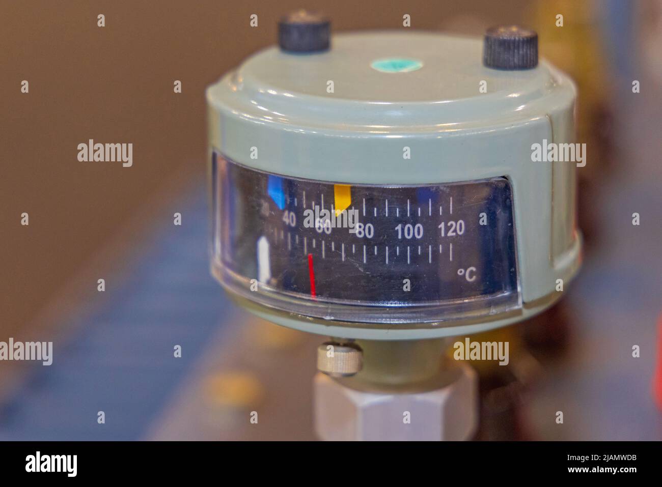 Dispositivo di sicurezza indicatore di temperatura dell'avvolgimento del trasformatore elettrico Foto Stock