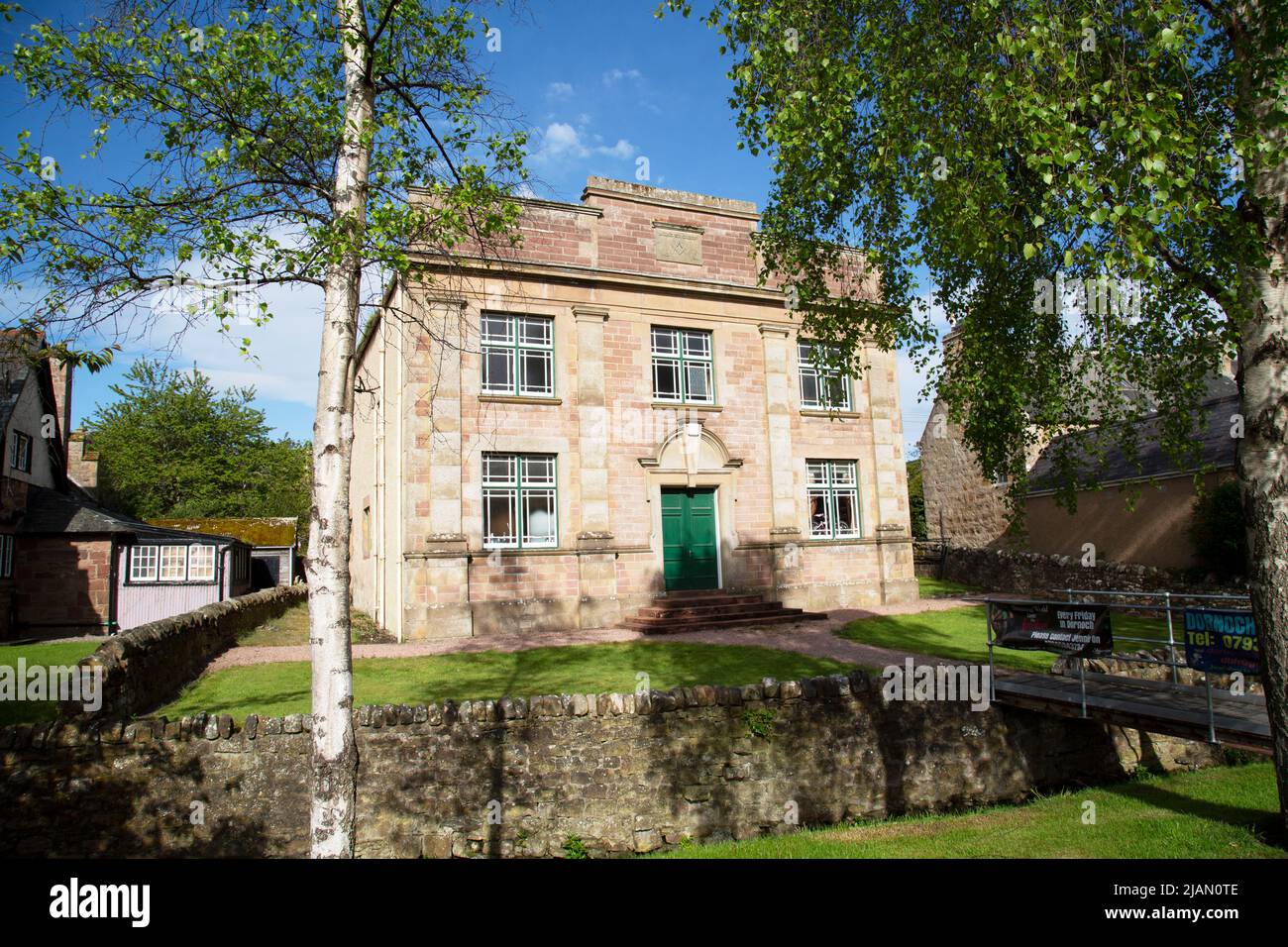 Masonic Hall, Dornoch, Sutherland, Scozia Foto Stock