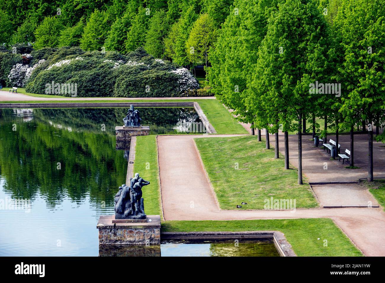 Brema (Germania): Bürgerpark Foto Stock