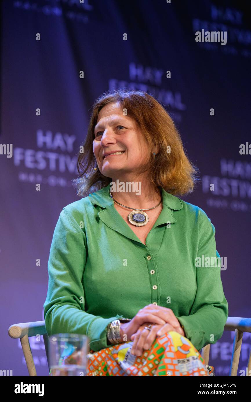 Hay-on-Wye, Galles, Regno Unito. 31th maggio 2022. Harriet Lamb, Mark Lynas, Nina Skorupska e Martin Wright al Festival Hay 2022, Galles. Credit: Sam Hardwick/Alamy. Foto Stock