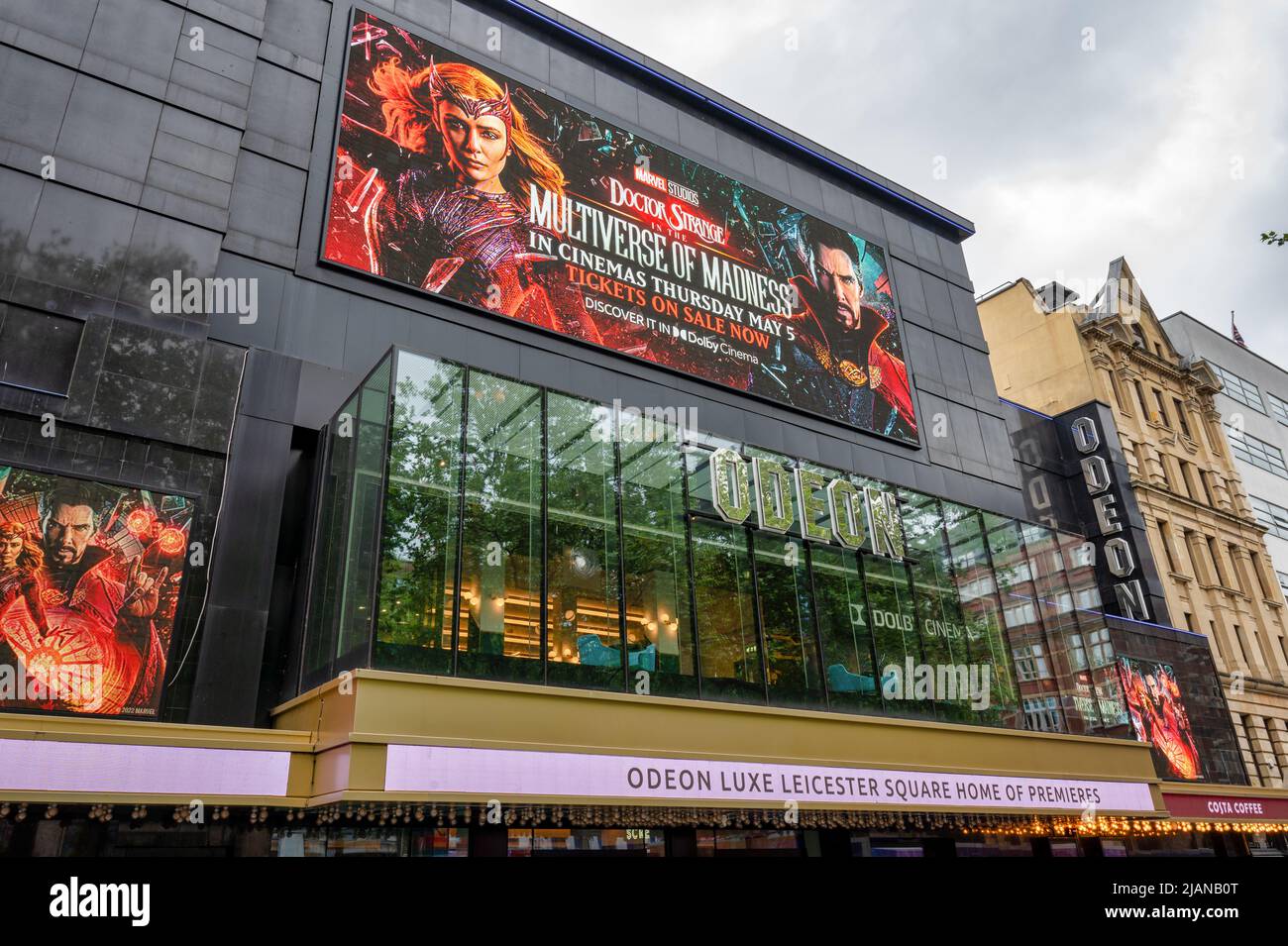 Londra, UK- 3 maggio 2022: Il cinema Odeon a Leicester Square a Londra Foto Stock