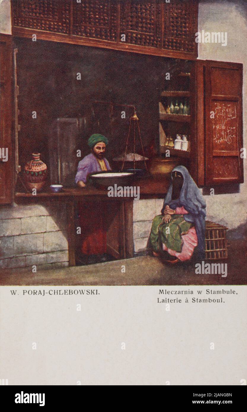 Władysław Poraj chlebowski caseificio a Istanbul piante riproduttive Acropoli Foto Stock