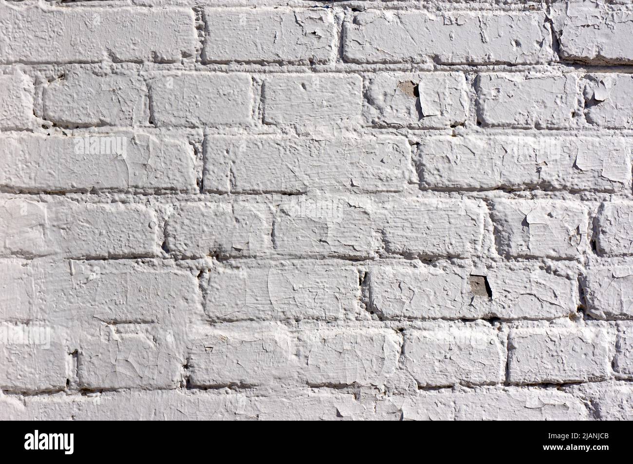 Moderna struttura in mattoni bianchi per lo sfondo. Muro di mattoni bianco sfondo in camera rurale, Foto Stock