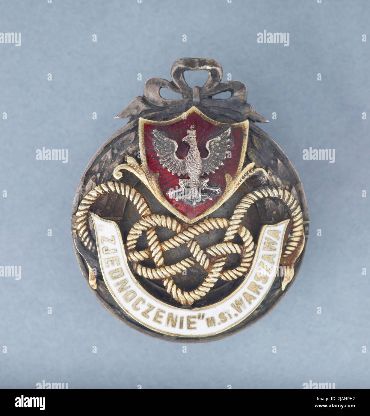 Badge di Unione della capitale di Varsavia Lipczy Ski, Stanis AW (1867 1939) Foto Stock