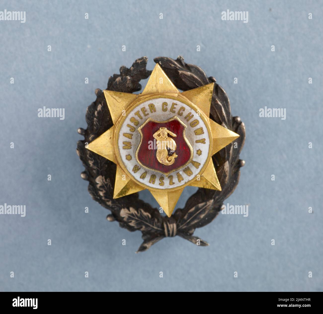 Distintivo commemorativo del caposquadra di Varsavia, la cosiddetta stella della Gilda Foto Stock