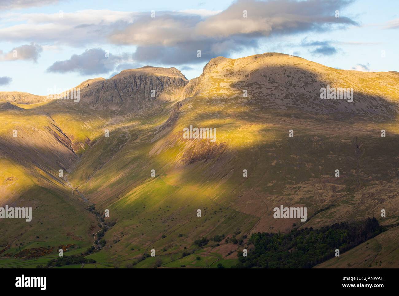 Scafell Pike Lake District Foto Stock