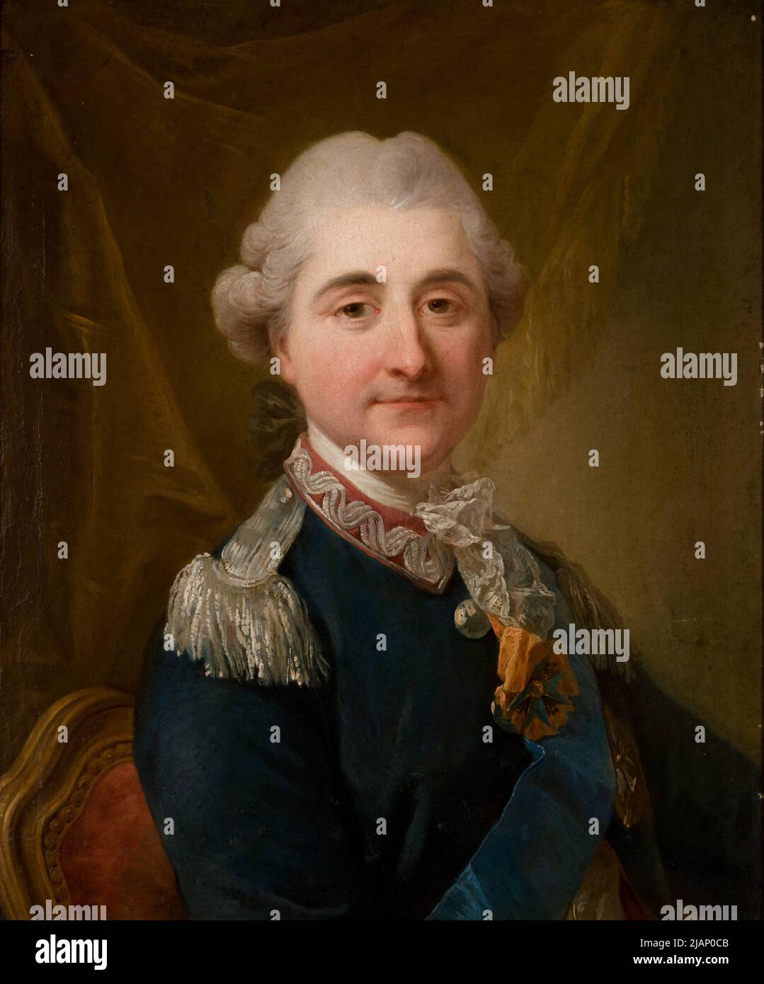 Ritratto di Re Stanislao Augusto Poniatowski Unknow Country, Bacciarelli, Marcello (1731 1818) Foto Stock