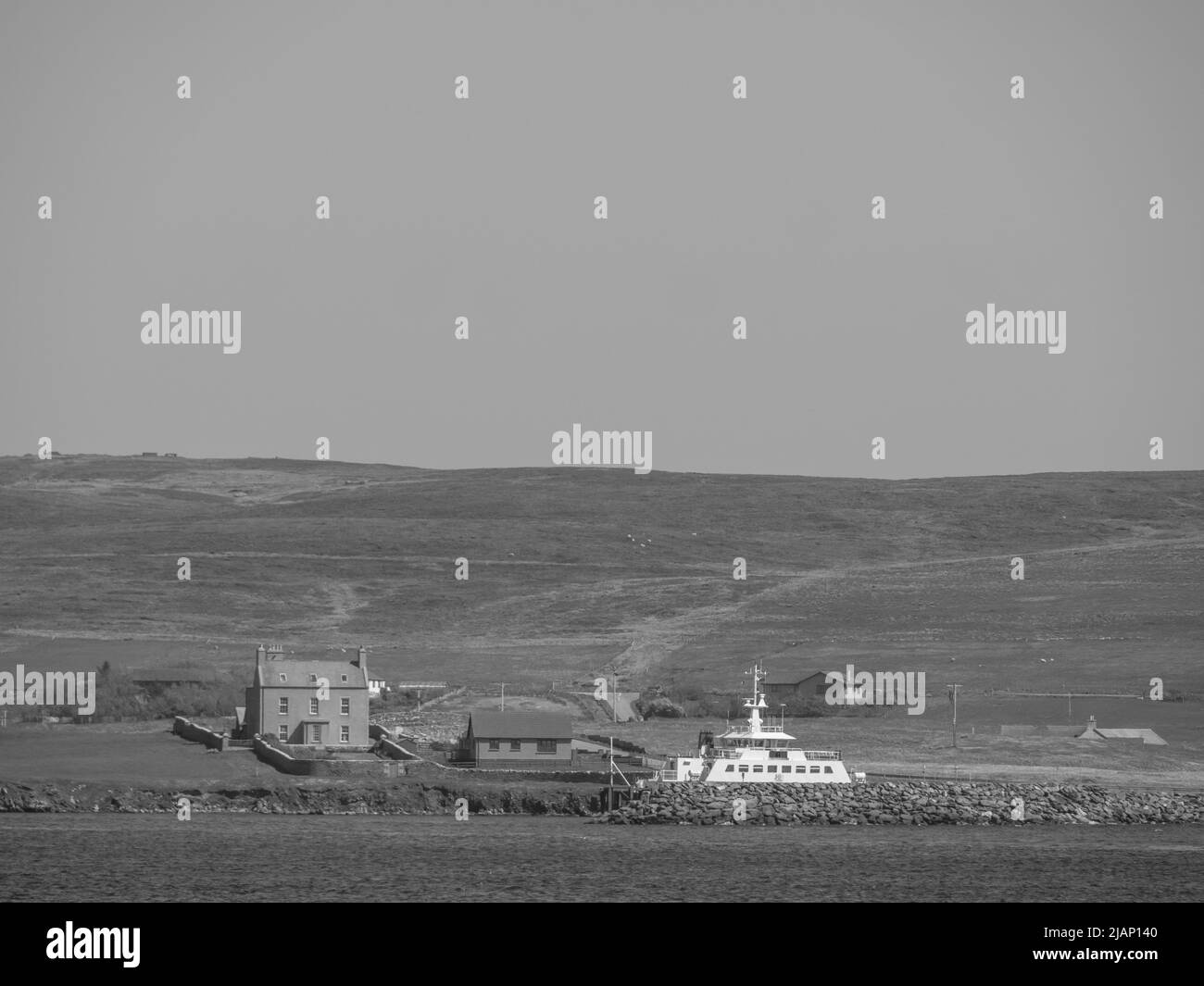 L'isola Shetland in scozia Foto Stock