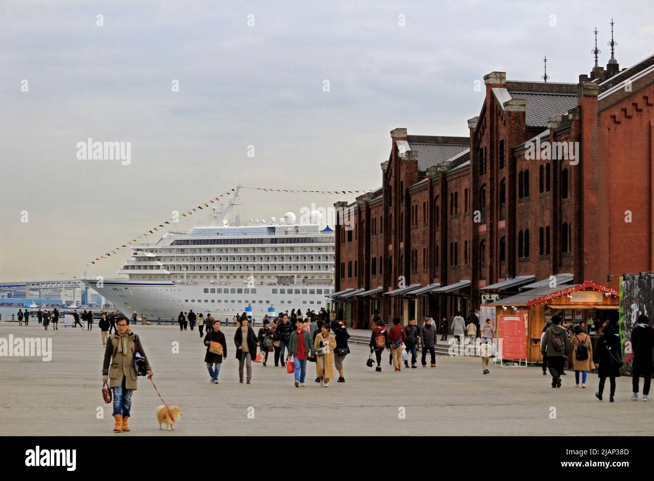 Yokohama Streets "Red Brick Warehouse" Foto Stock