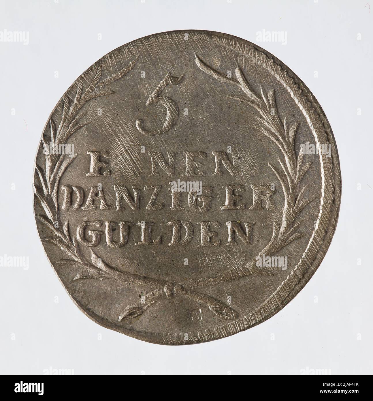 Città libera di Gdańsk (1807-1814), 1/5 Gulden (sei), campione; 1808 Mint di Gda Foto Stock