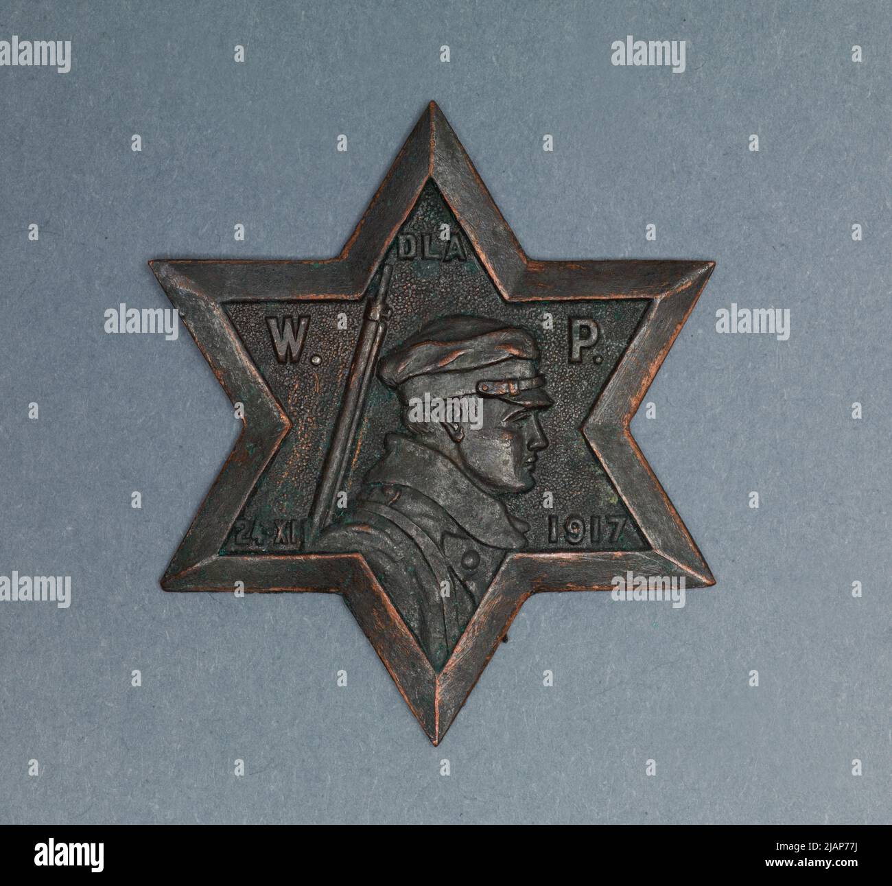 Badge della vigilia di Natale per l'Esercito Polacco effettuato il 24 dicembre 1917 Foto Stock