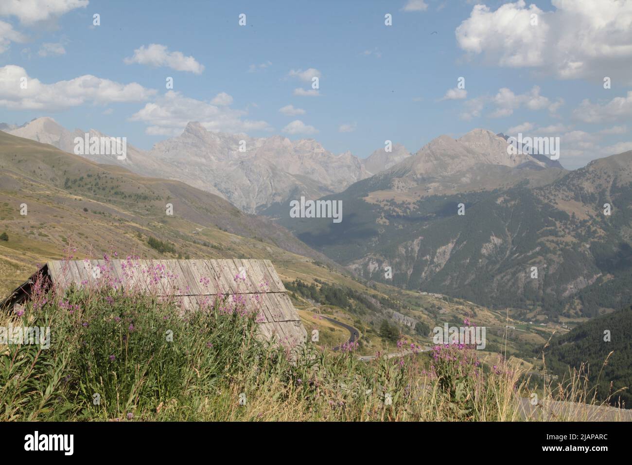 Au col de Vars, Alpes de Haute Provence Foto Stock