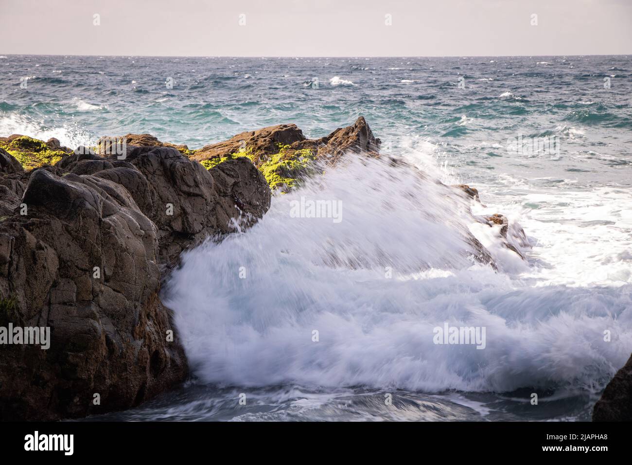 Playa del Risco (Gran Canaria) Foto Stock