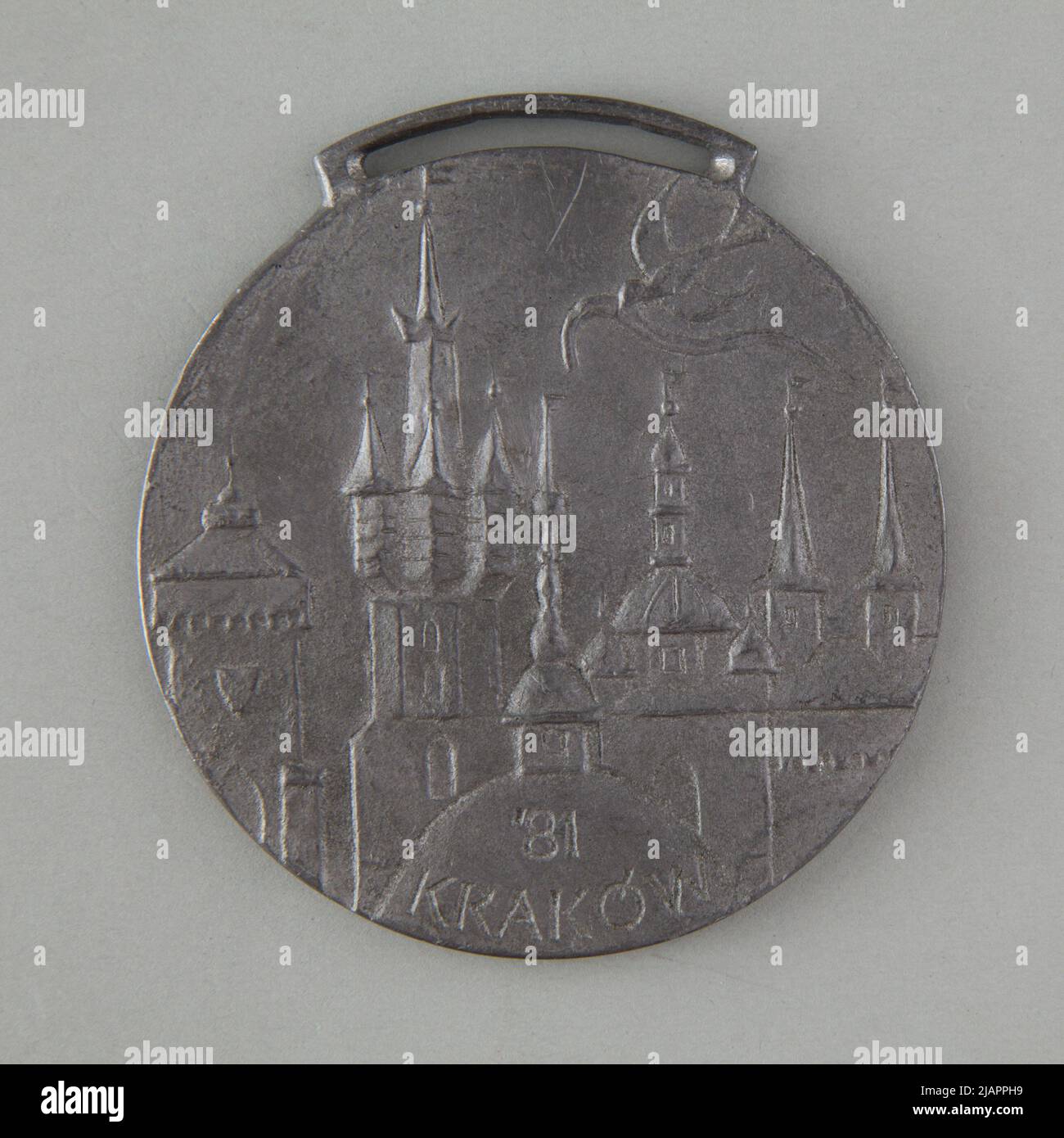 Medaglia sportiva: IV Giochi sportivi polacchi, Kraków 1981 Foto Stock